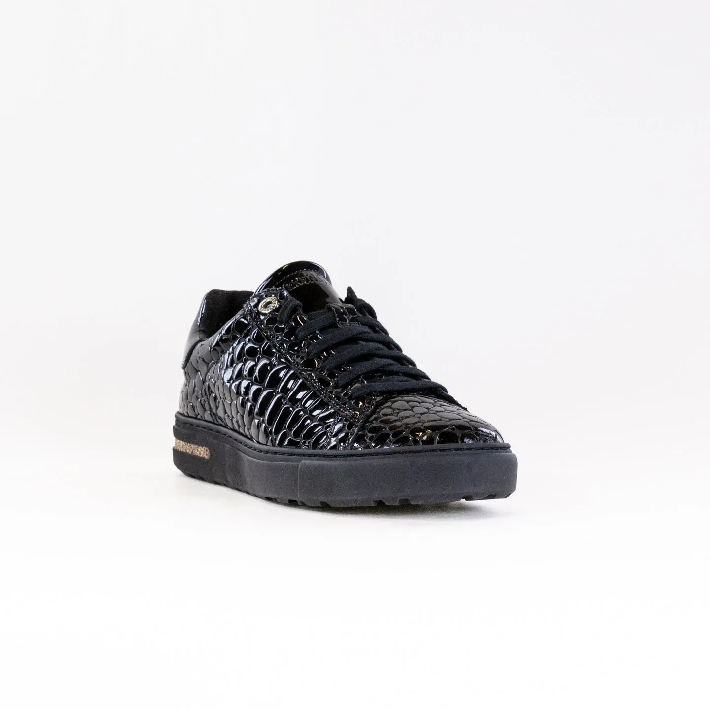 Birkenstock Bend Low (Women's) - Embossed Black Croc active support