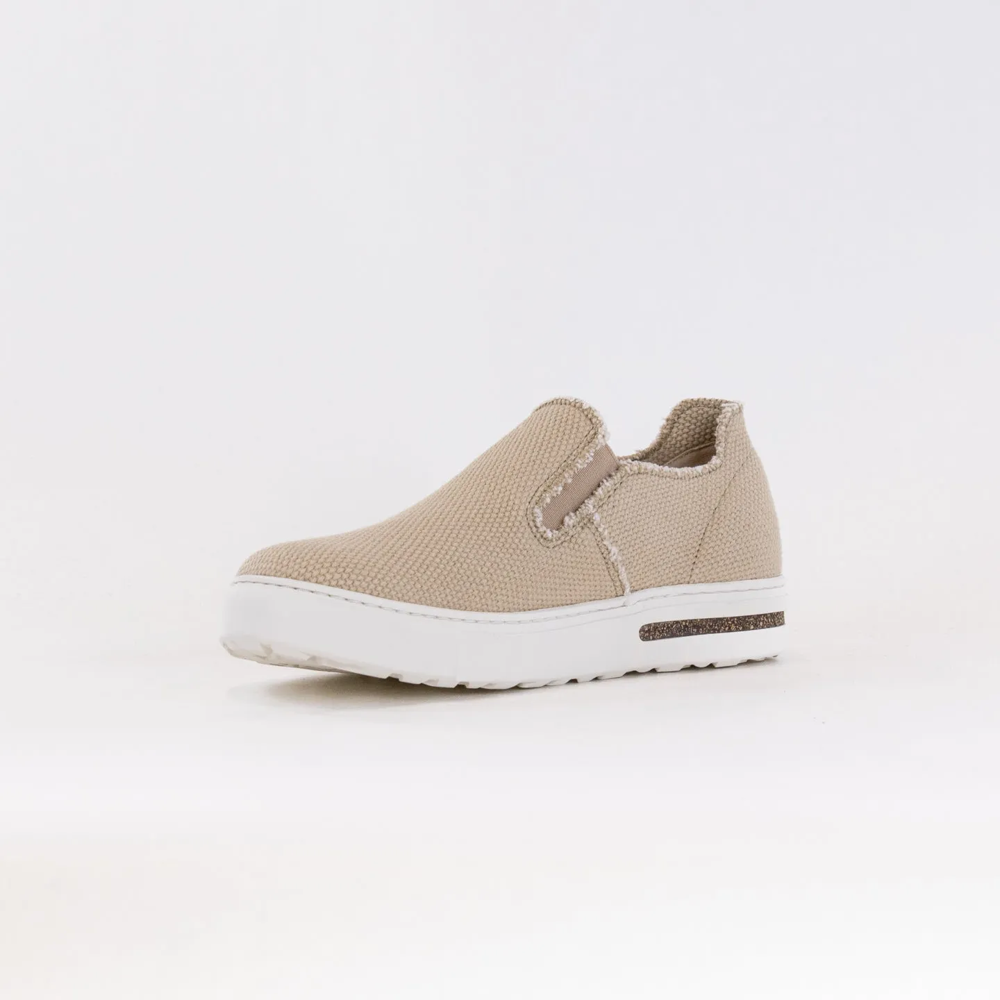 Birkenstock Bend Slip On Deconstructed (Women's) - Sandcastle Canvas padded ankle
