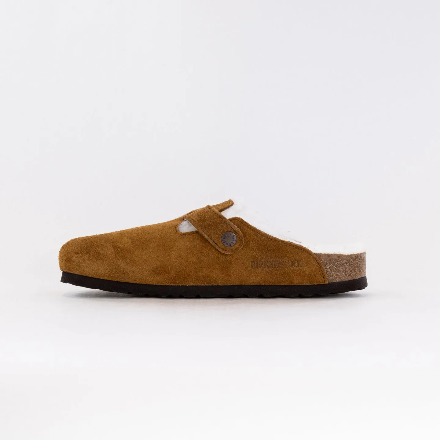 Birkenstock Boston Shearling Regular (Women's) - Mink wet defense