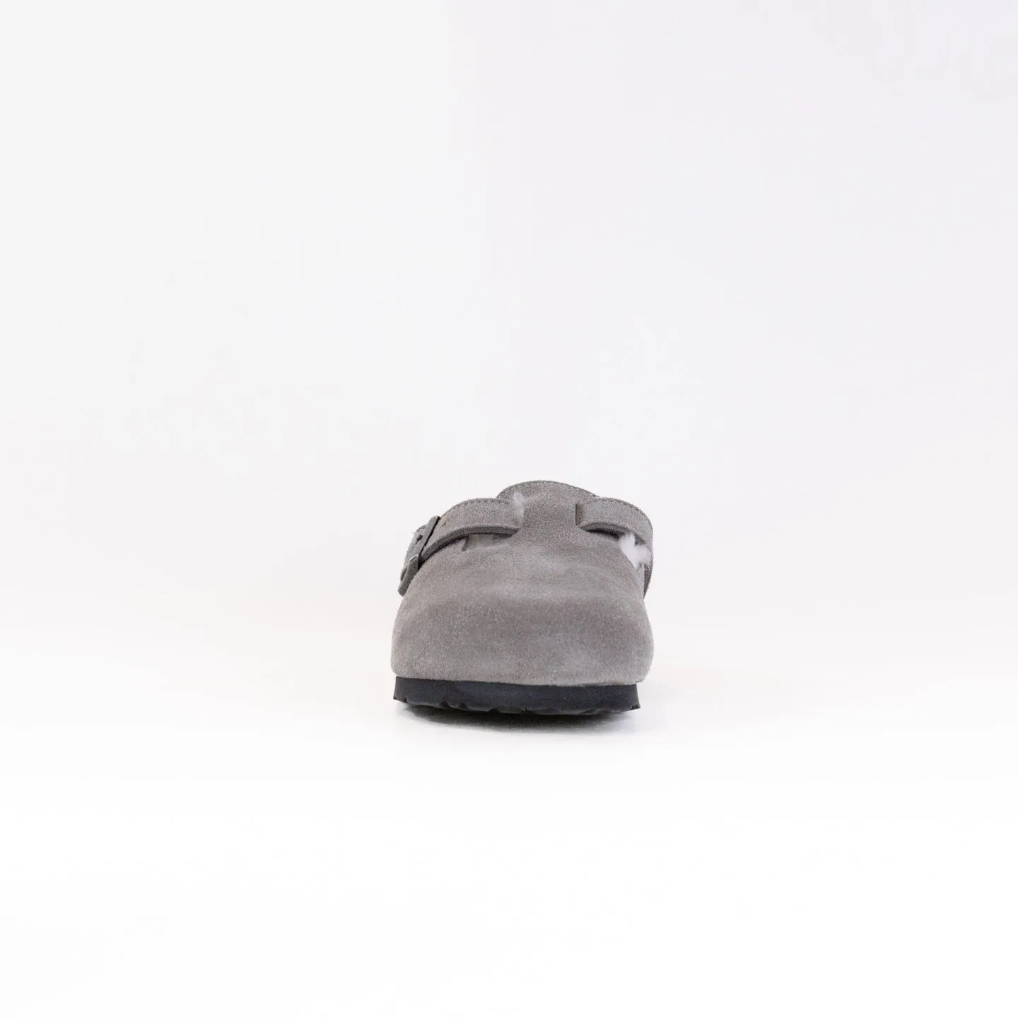 Birkenstock Boston Shearling (Women's) - Stone Coin vent sole