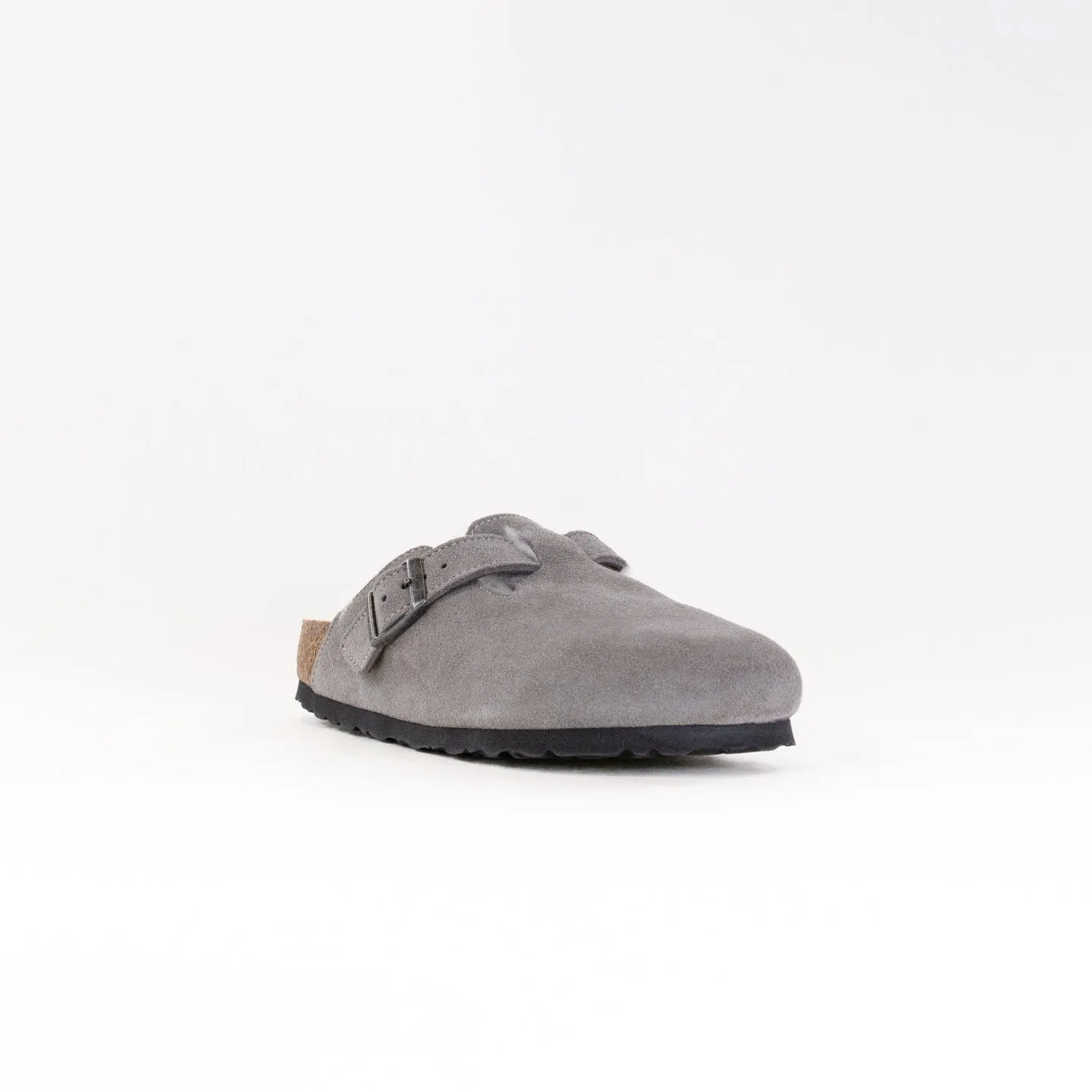 Birkenstock Boston Shearling (Women's) - Stone Coin full flex