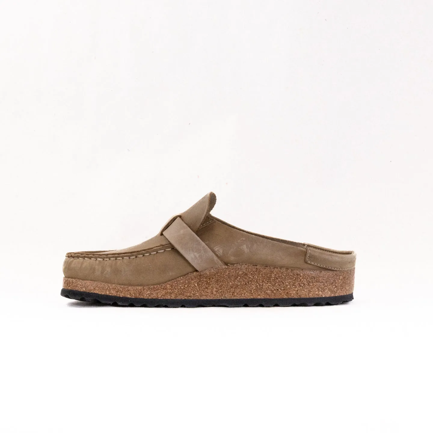 Birkenstock Buckley Oiled Leather (Women's) - Tobacco Brown cross terrain