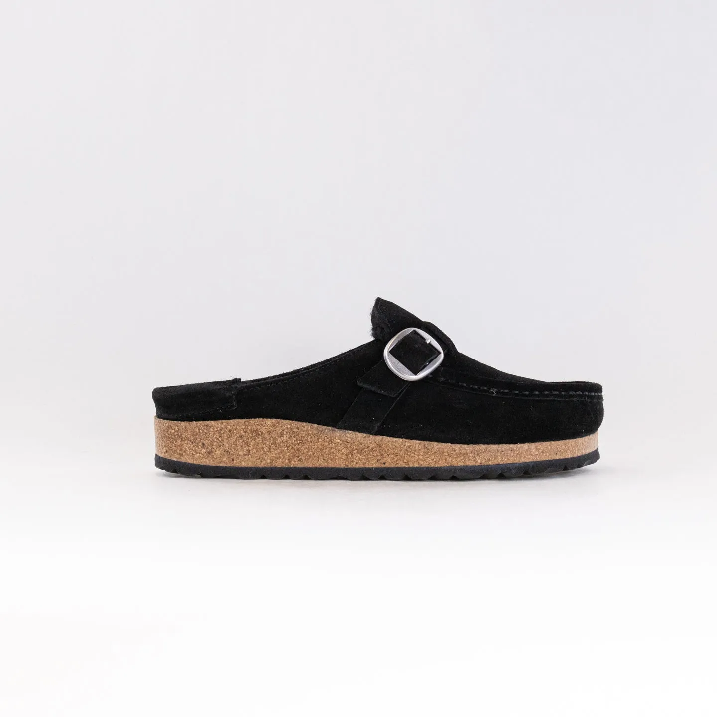 Birkenstock Buckley Shearling (Women's) - Black slip guard