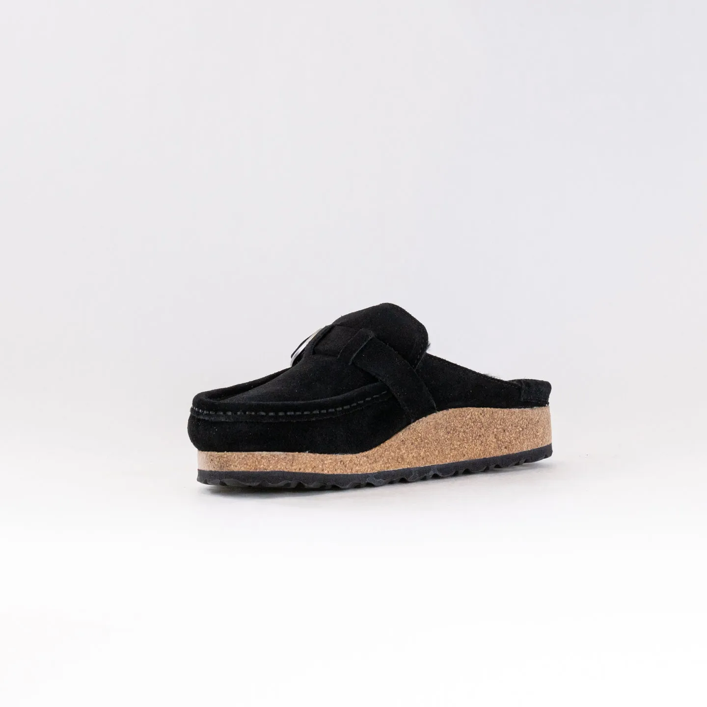 Birkenstock Buckley Shearling (Women's) - Black rock steady
