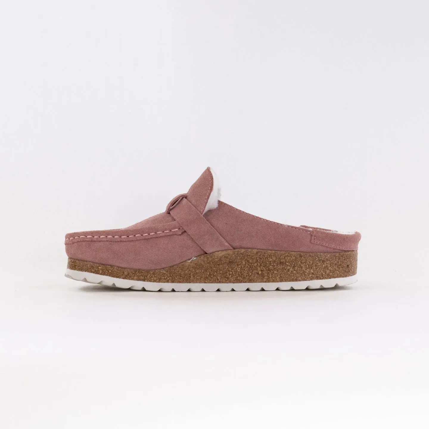 Birkenstock Buckley Shearling (Women's) - Pink Clay ankle support