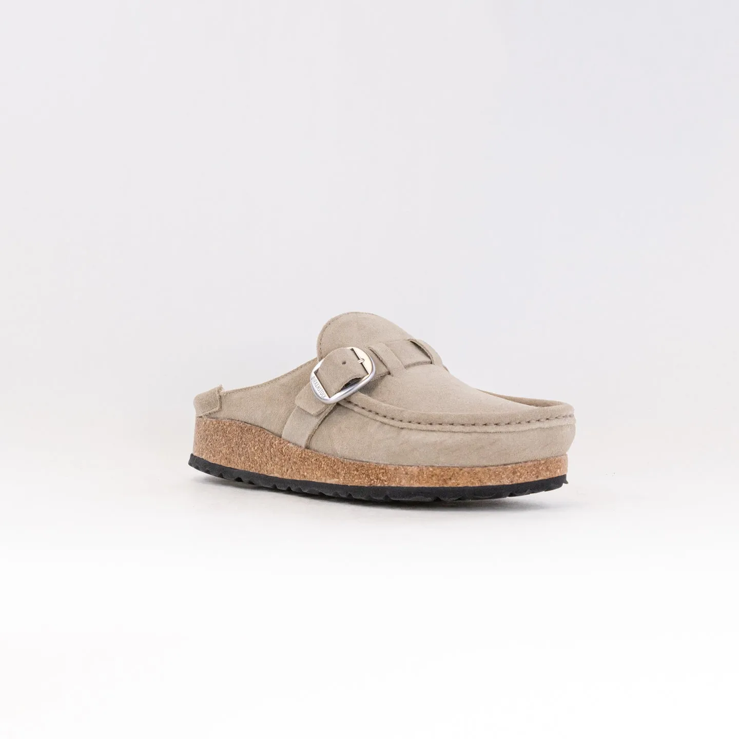 Birkenstock Buckley Shearling (Women's) - Taupe/Natural speed trail