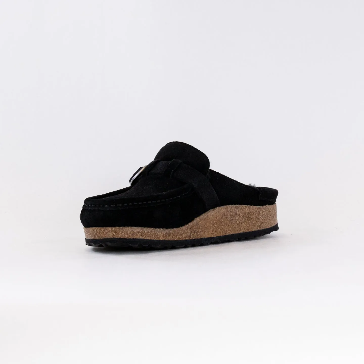 Birkenstock Buckley (Women's) - Black Suede toe lock