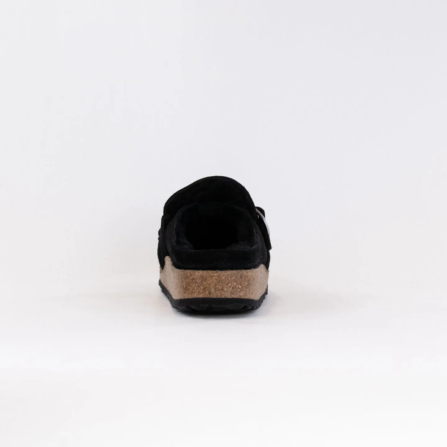 Birkenstock Buckley (Women's) - Black Suede wet defense