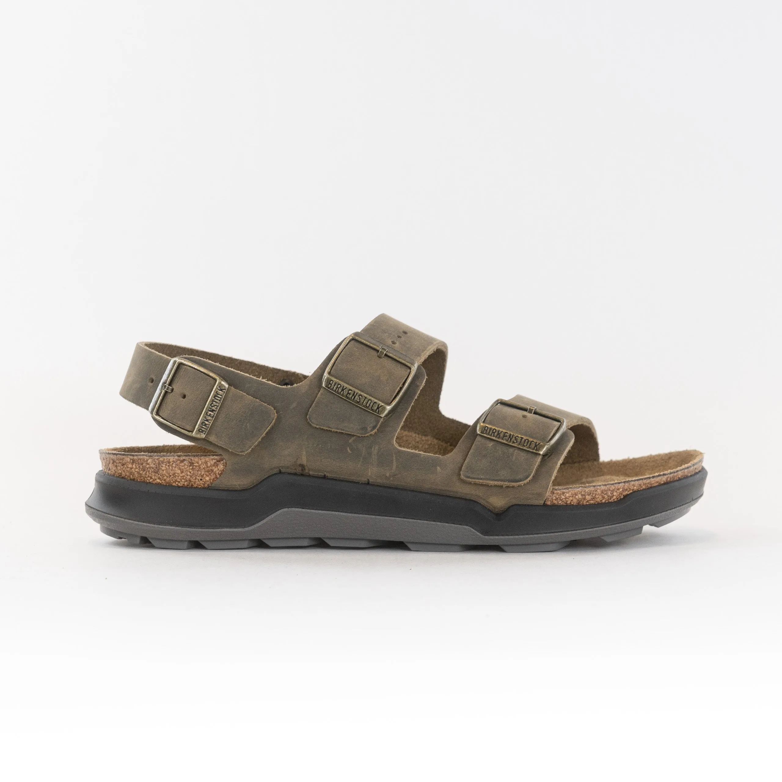 Birkenstock Milano Rugged (Men's) - Faded Khaki Summer Vibe
