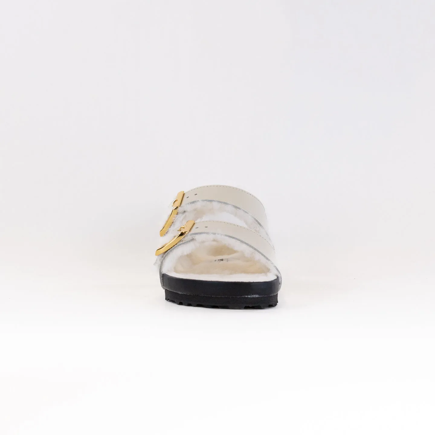 Birkenstock Milano Shearling - High-Shine Ecru Ease Walk
