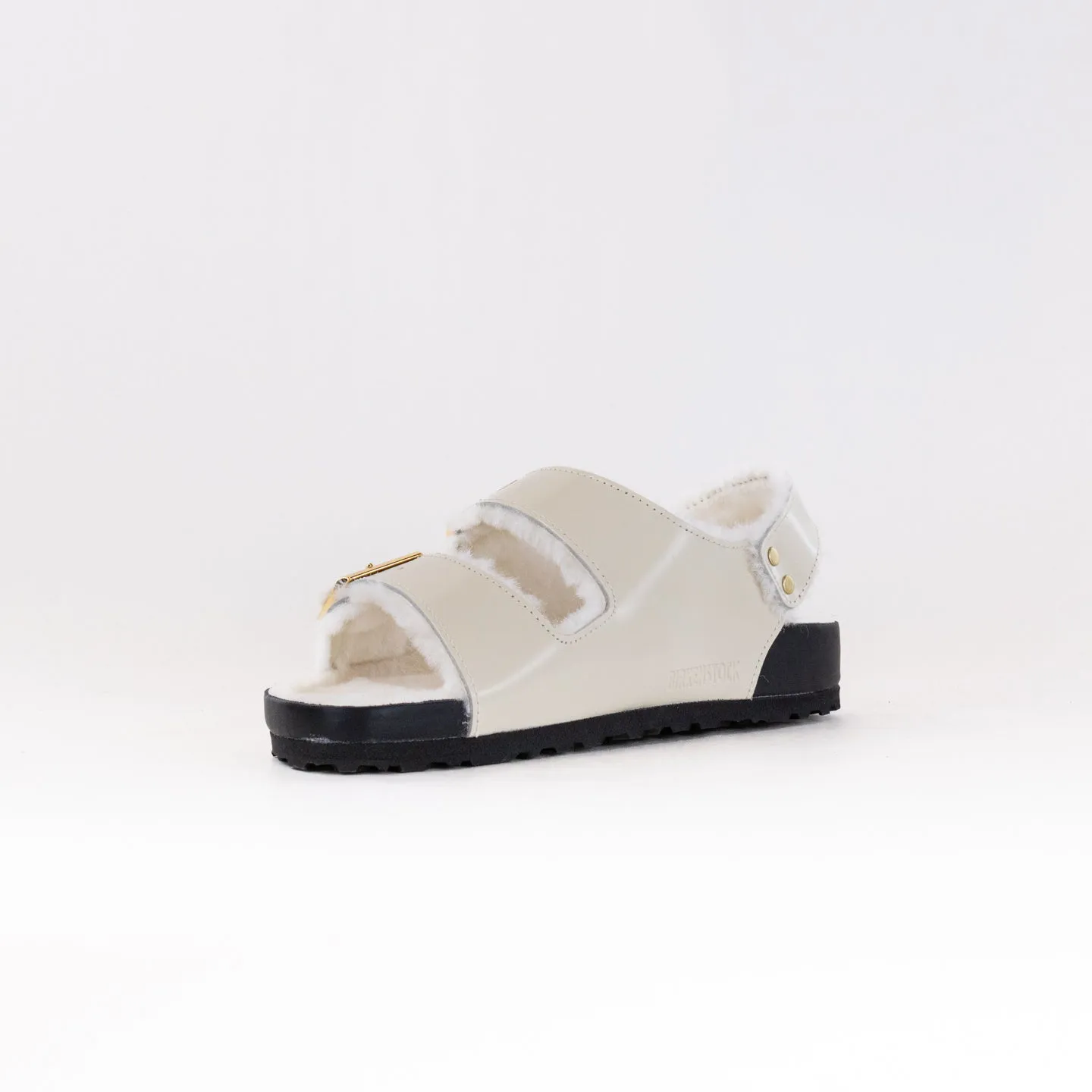 Birkenstock Milano Shearling - High-Shine Ecru Slow Style