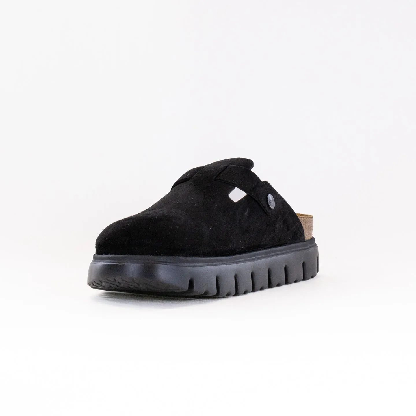 Birkenstock-Papillo Boston Chunky (Women's) - Black/Black soft ground