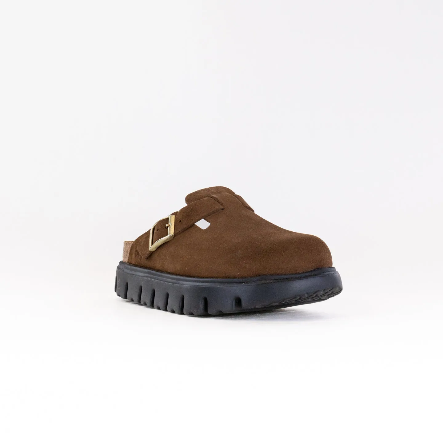 Birkenstock-Papillo Boston Chunky (Women's) - Dark Tea lightweight base