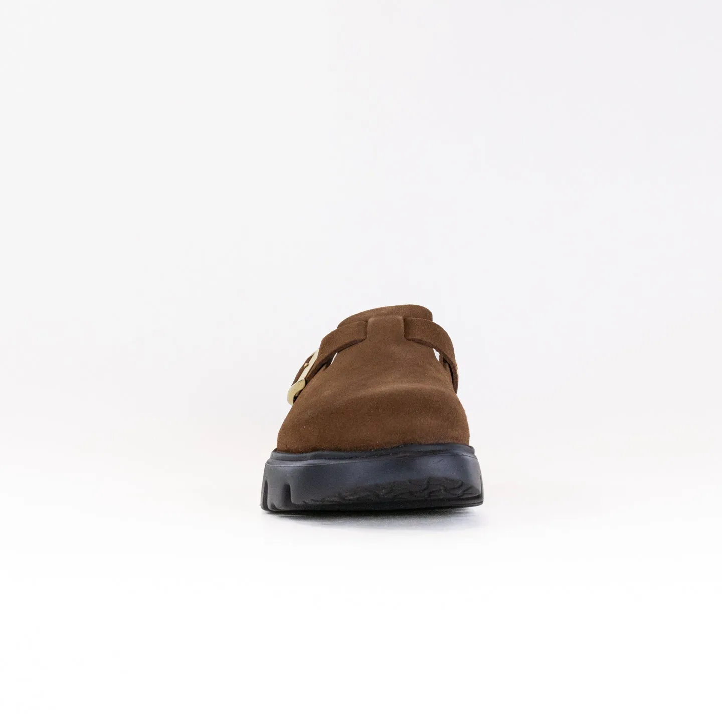 Birkenstock-Papillo Boston Chunky (Women's) - Dark Tea alpine ready