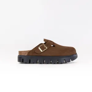 Birkenstock-Papillo Boston Chunky (Women's) - Dark Tea firm lock