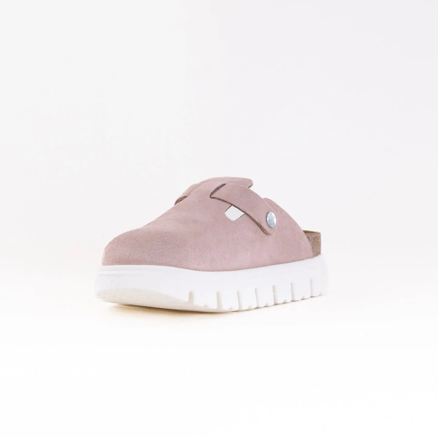 Birkenstock-Papillo Boston Chunky  (Women's) - Light Rose eco path