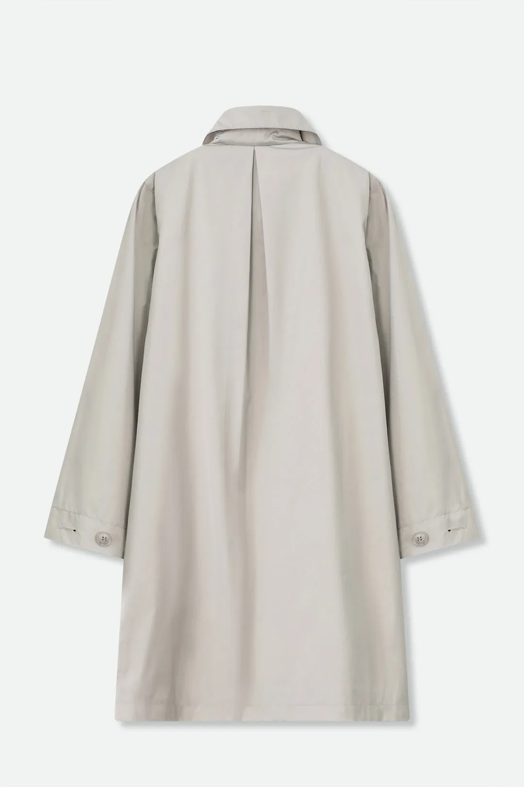 BLYTHE TRAVEL TRENCH RAIN COAT clean tech