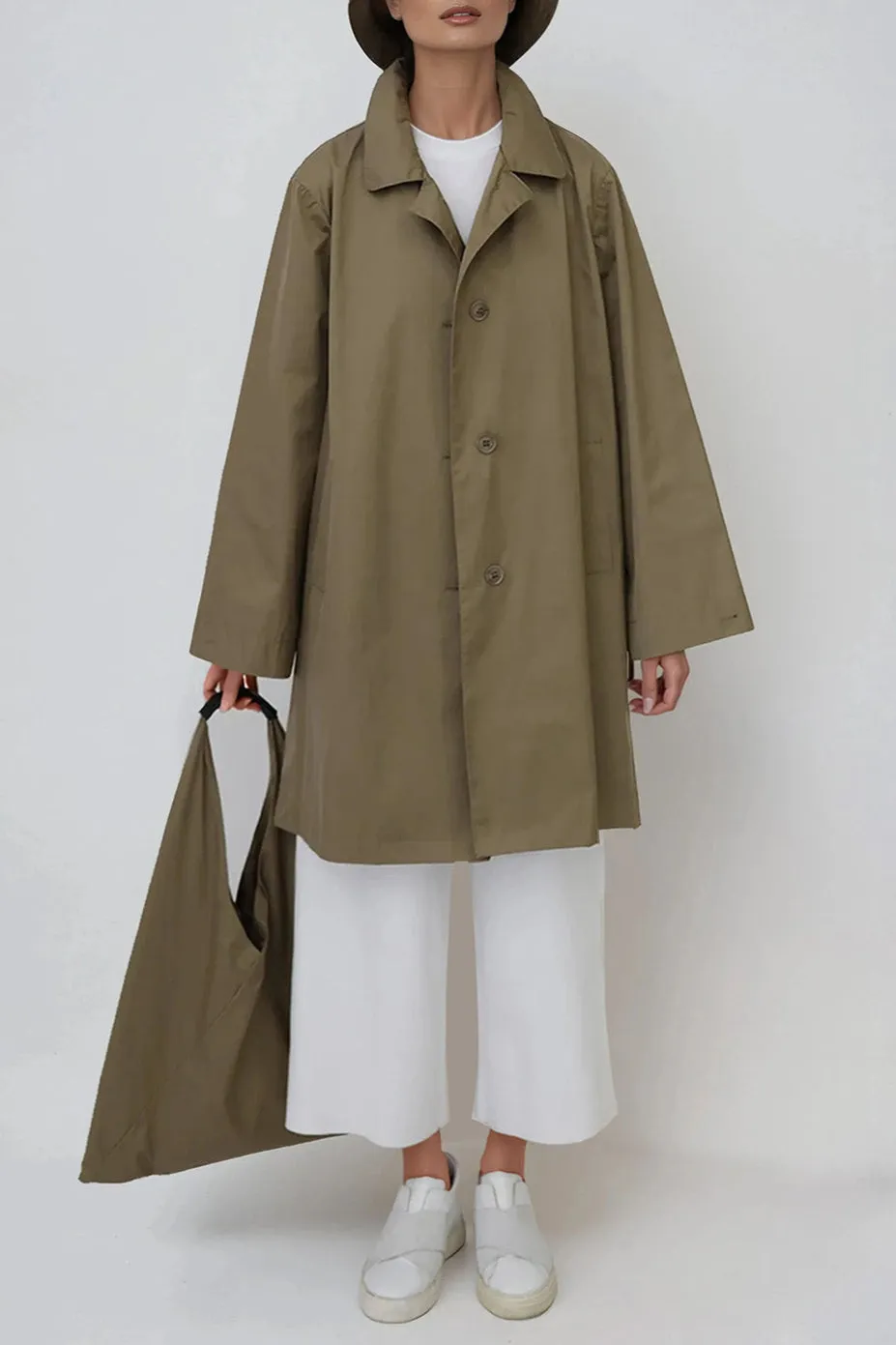 BLYTHE TRAVEL TRENCH RAIN COAT bike commute