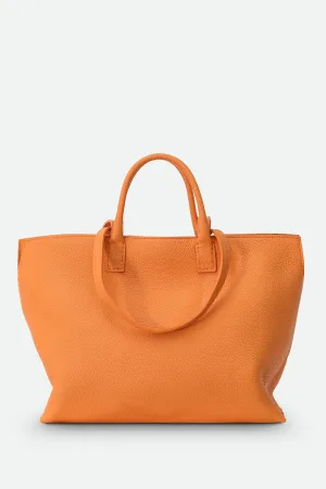 BOLZANO ITALIAN LEATHER LARGE HANDBAG ORANGE mood kit BOLZANO ITALIAN LEATHER LARGE HANDBAG ORANGE wander mood