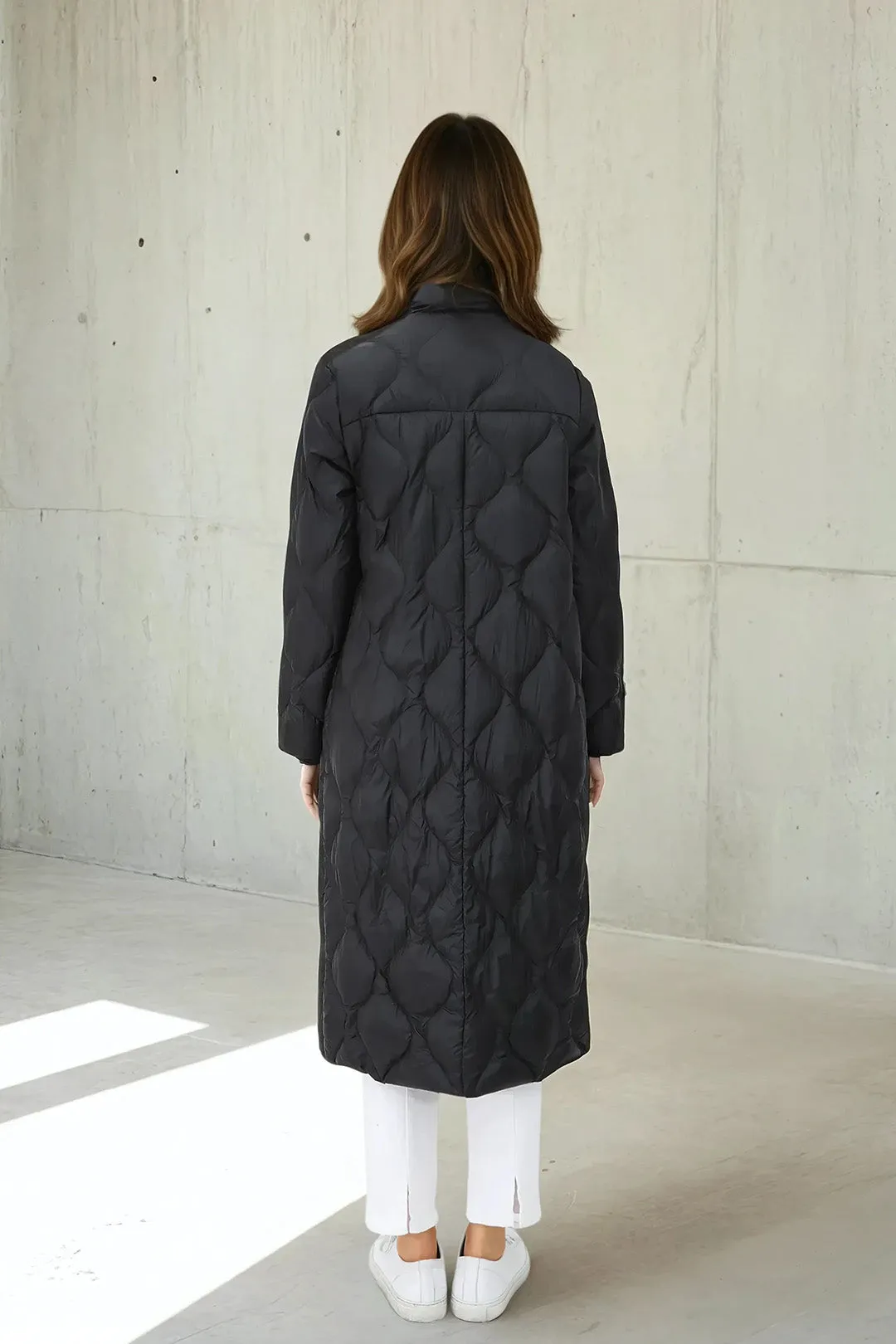 BRENTA COAT IN ULTRALIGHT GOOSE DOWN dry chill