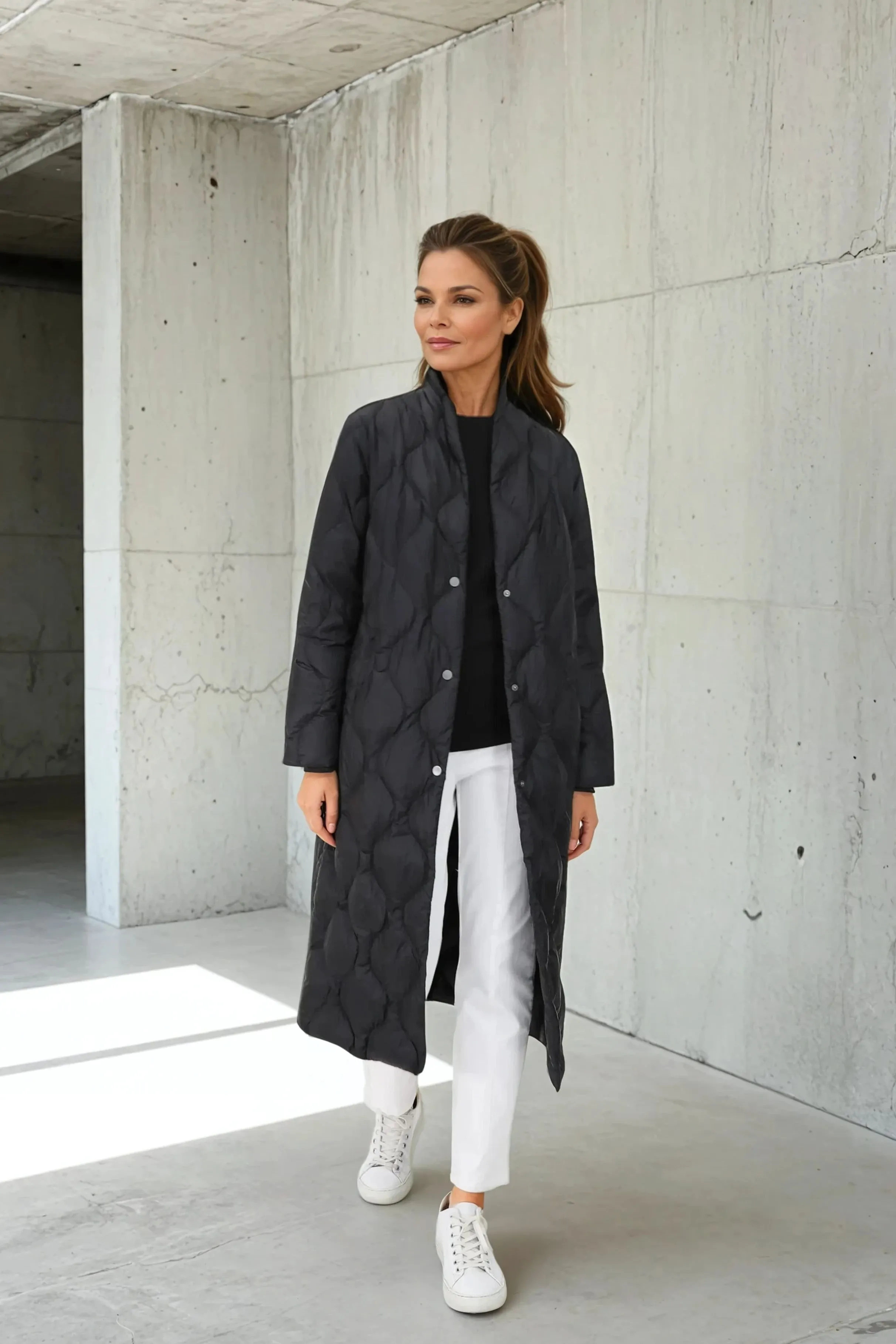 BRENTA COAT IN ULTRALIGHT GOOSE DOWN urban motion