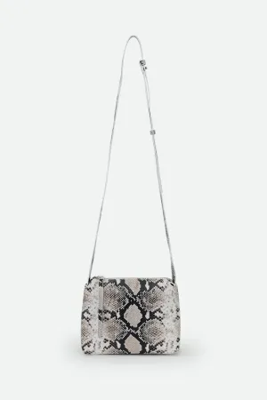 BRIDGET ITALIAN LEATHER CROSSBODY BAG IN SNAKE PRINT commuter tone BRIDGET ITALIAN LEATHER CROSSBODY BAG IN SNAKE PRINT muted hue