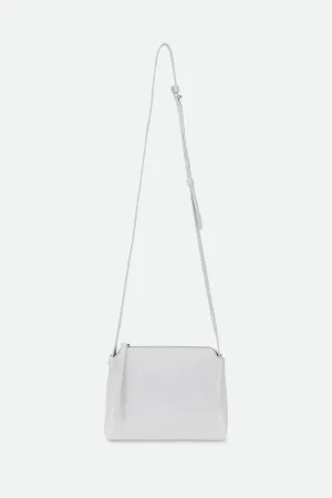 BRIDGET ITALIAN PATENT LEATHER CROSSBODY BAG IN WHITE utility look BRIDGET ITALIAN PATENT LEATHER CROSSBODY BAG IN WHITE chic code