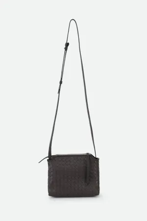 BRIDGET ITALIAN WOVEN CROSSBODY BAG IN BROWN flow gear BRIDGET ITALIAN WOVEN CROSSBODY BAG IN BROWN everyday use