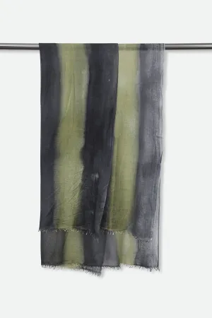 BRONZE BANDA SCARF IN HAND DYED CASHMERE timeless piece BRONZE BANDA SCARF IN HAND DYED CASHMERE layered look