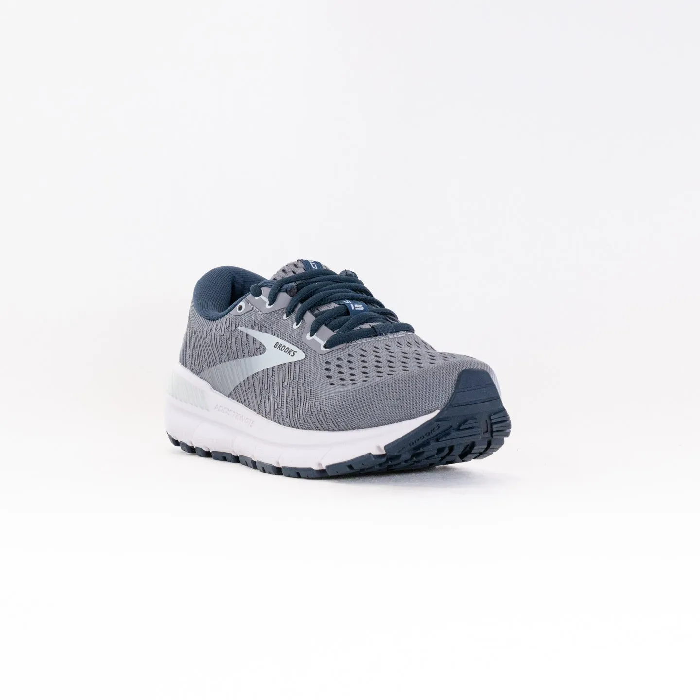 Brooks Addiction GTS 15 (Women's) - Grey/Navy/Aqua motion ease