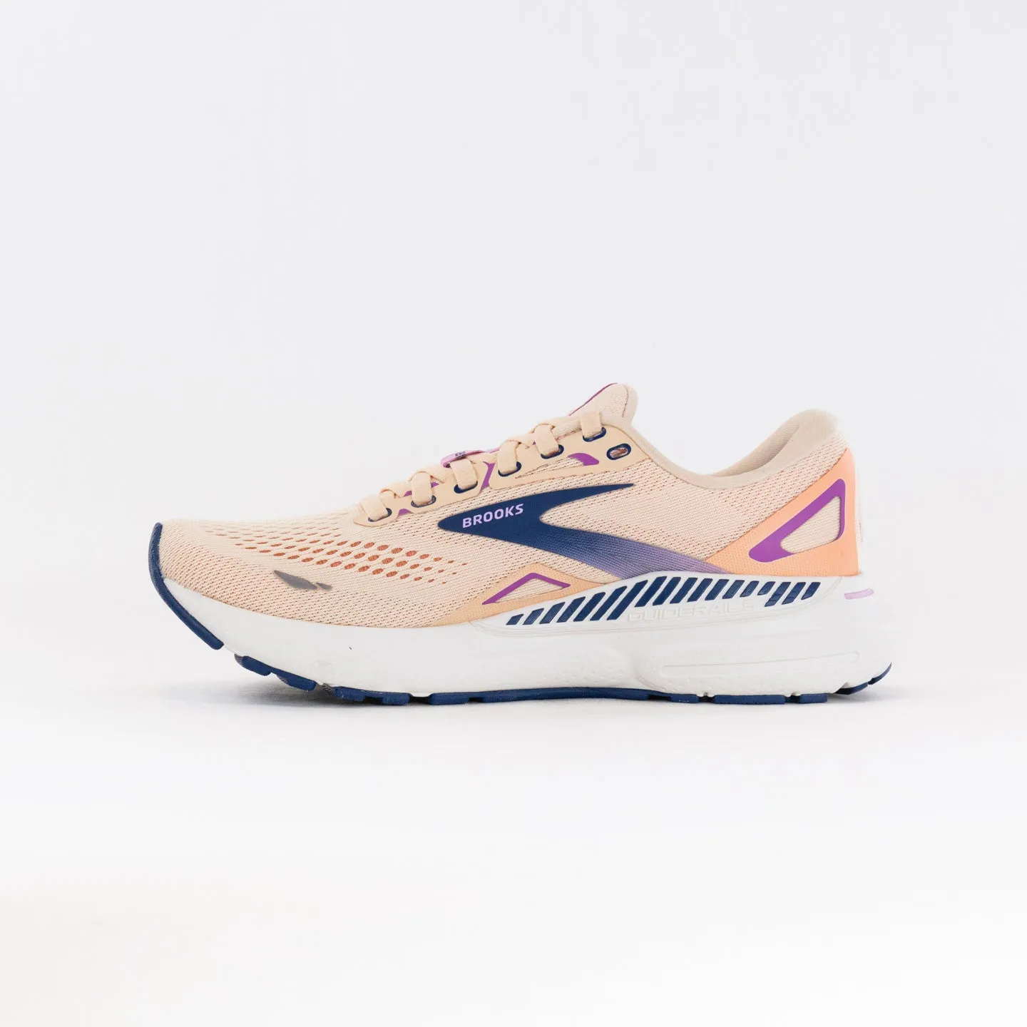 Brooks Adrenaline GTS 23 (Womens) - Apricot/Estate Blue/Orchid wind run