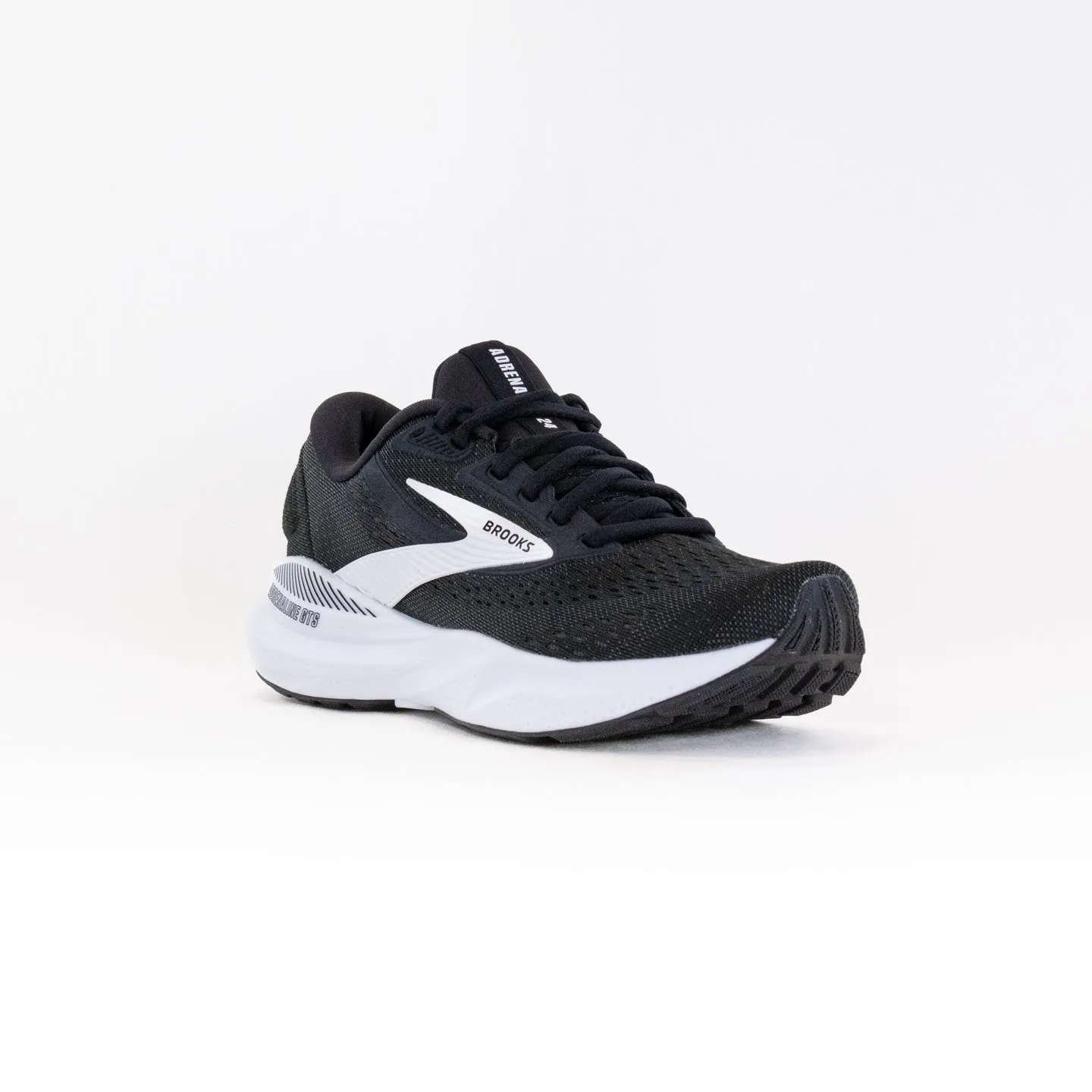 Brooks Adrenaline GTS 24 (Womens) - Black/White quick glide