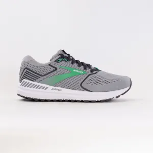 Brooks Ariel 20 (Women's) - Alloy/Blackened Pearl/Green air foam Brooks Ariel 20 (Women's) - Alloy/Blackened Pearl/Green heel ease