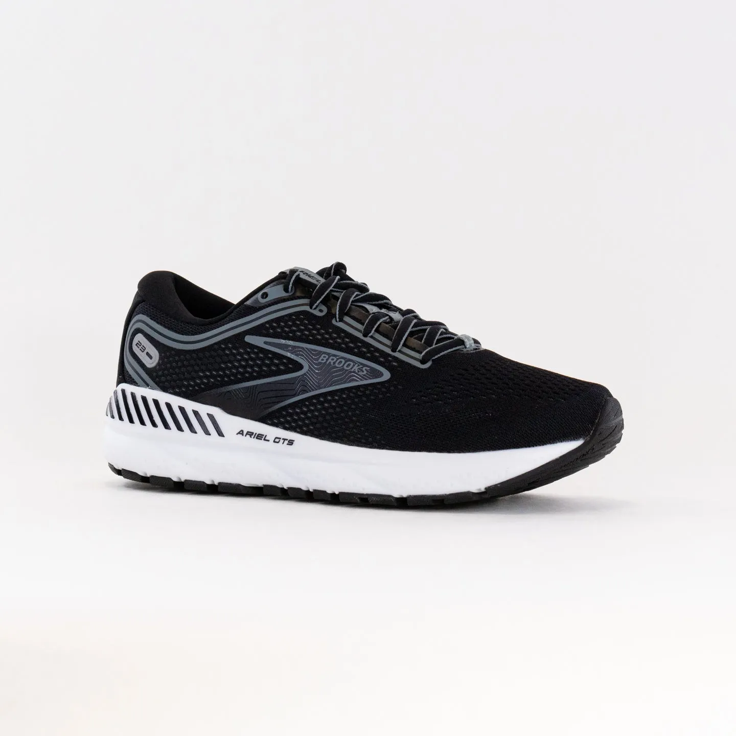 Brooks Ariel GTS 23 (Womens) - Black/Grey/White night sprint