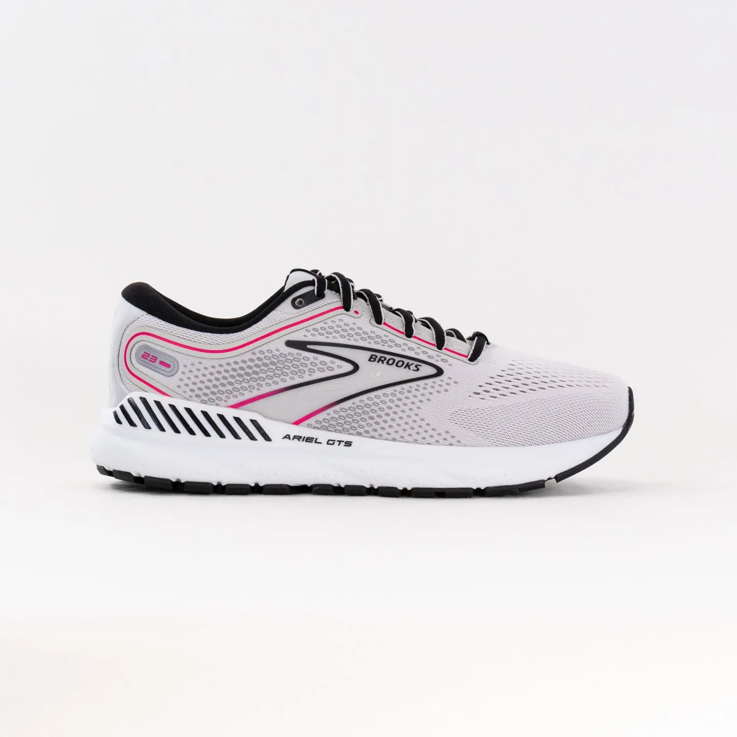 Brooks Ariel GTS 23 (Womens) - Grey/Black/Pink road thrill