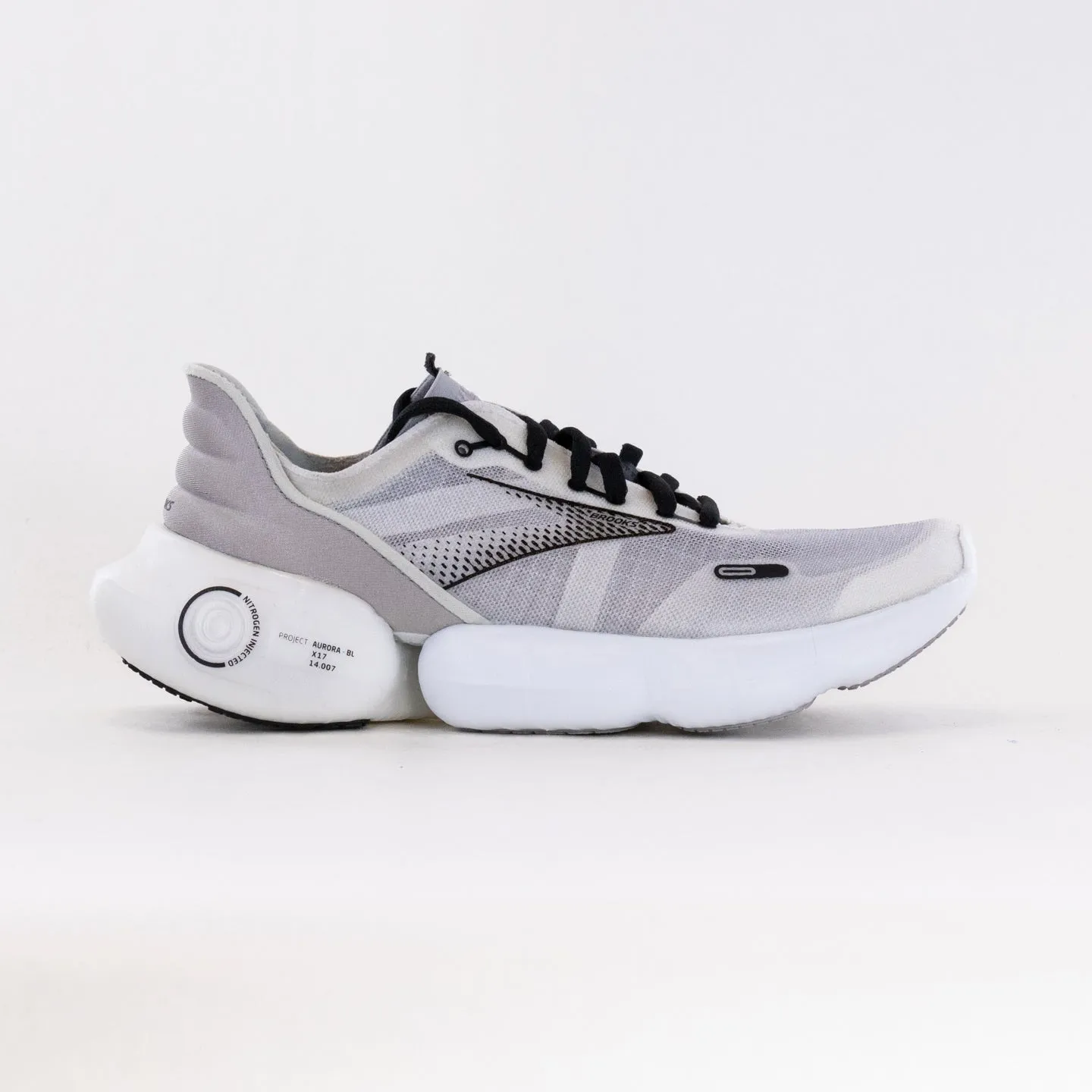 Brooks Aurora-BL (Women's) - White/Alloy/Black ankle ride