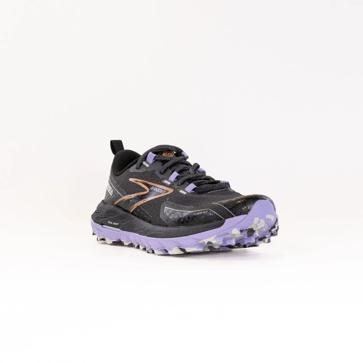 Brooks Cascadia 18 (Women's) - Ebony/Sweet Lavendar/Copper race vibe