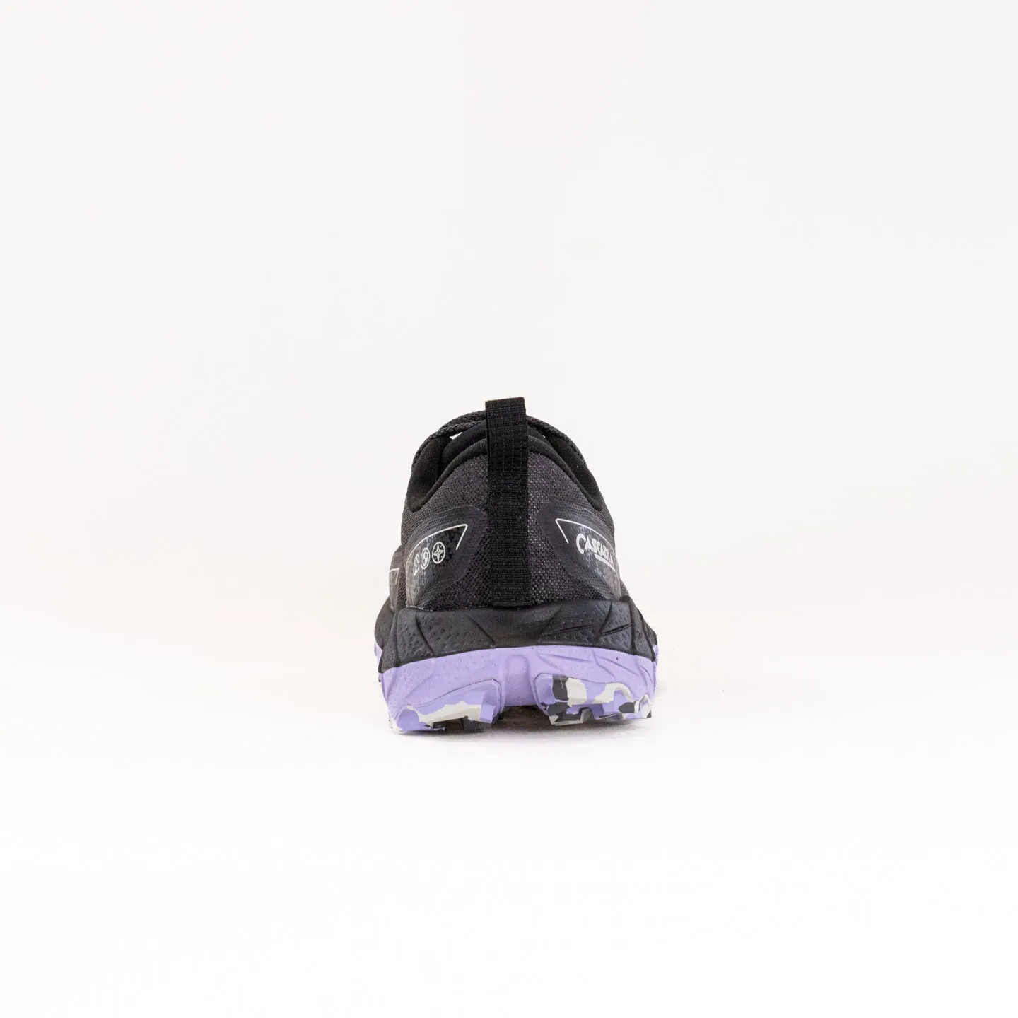 Brooks Cascadia 18 (Women's) - Ebony/Sweet Lavendar/Copper stretch knit