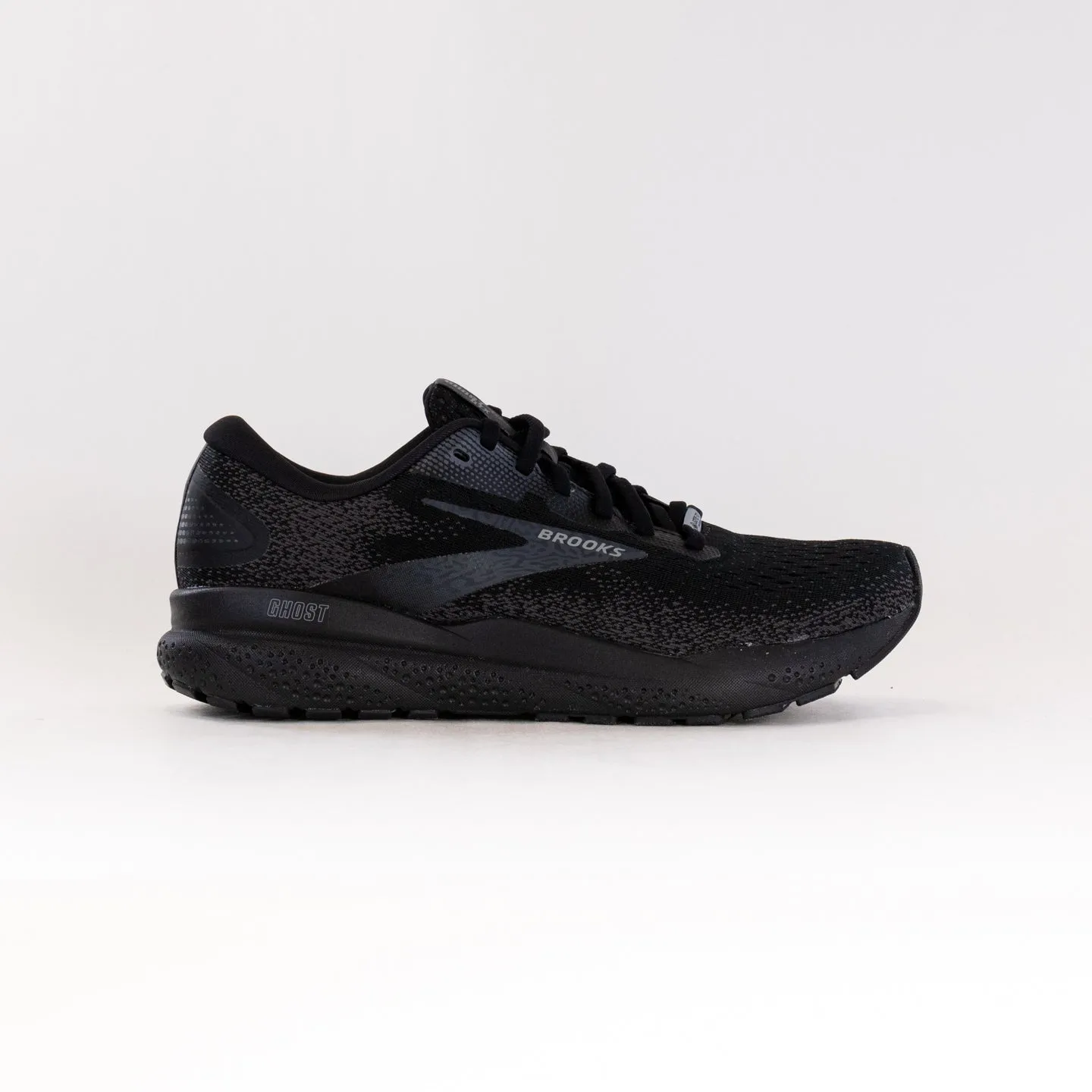 Brooks Ghost 16 GTX (Men's) - Black/Black/Ebony road runner