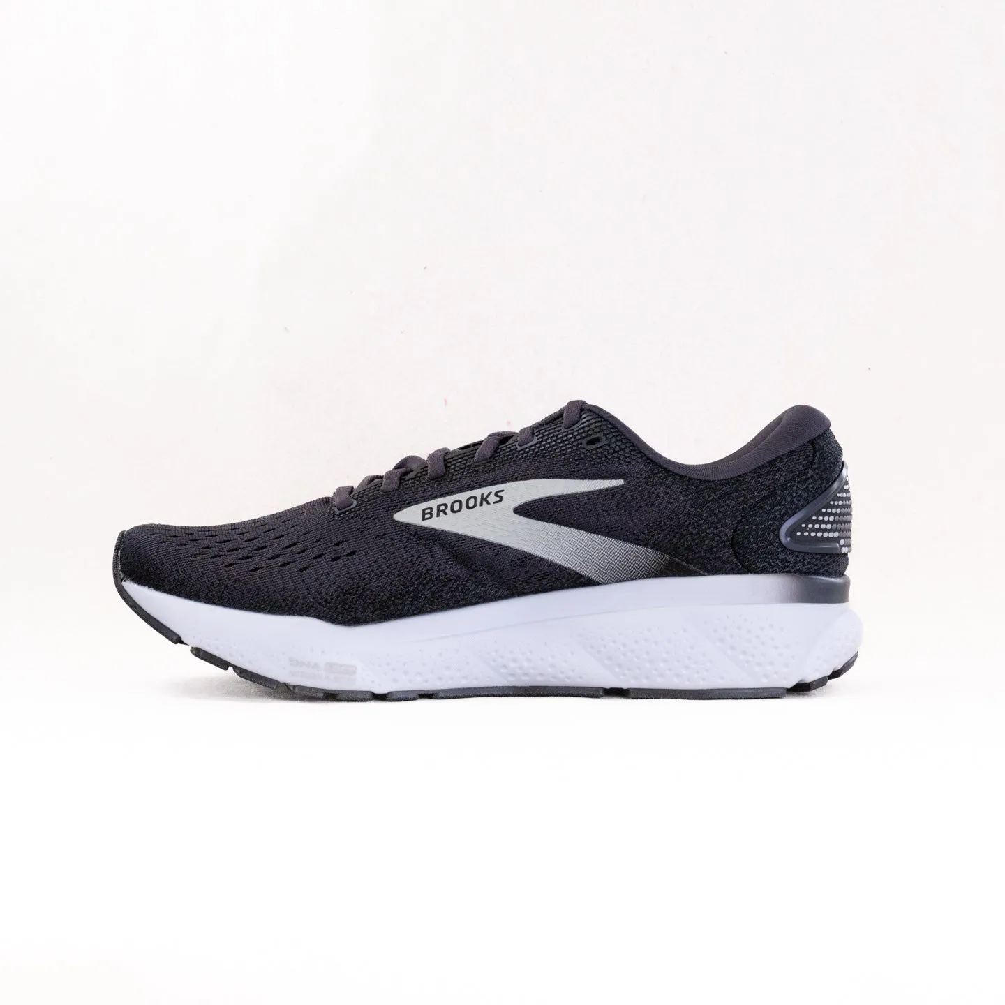 Brooks Ghost 16 (Mens) - Black/Grey/White air foam