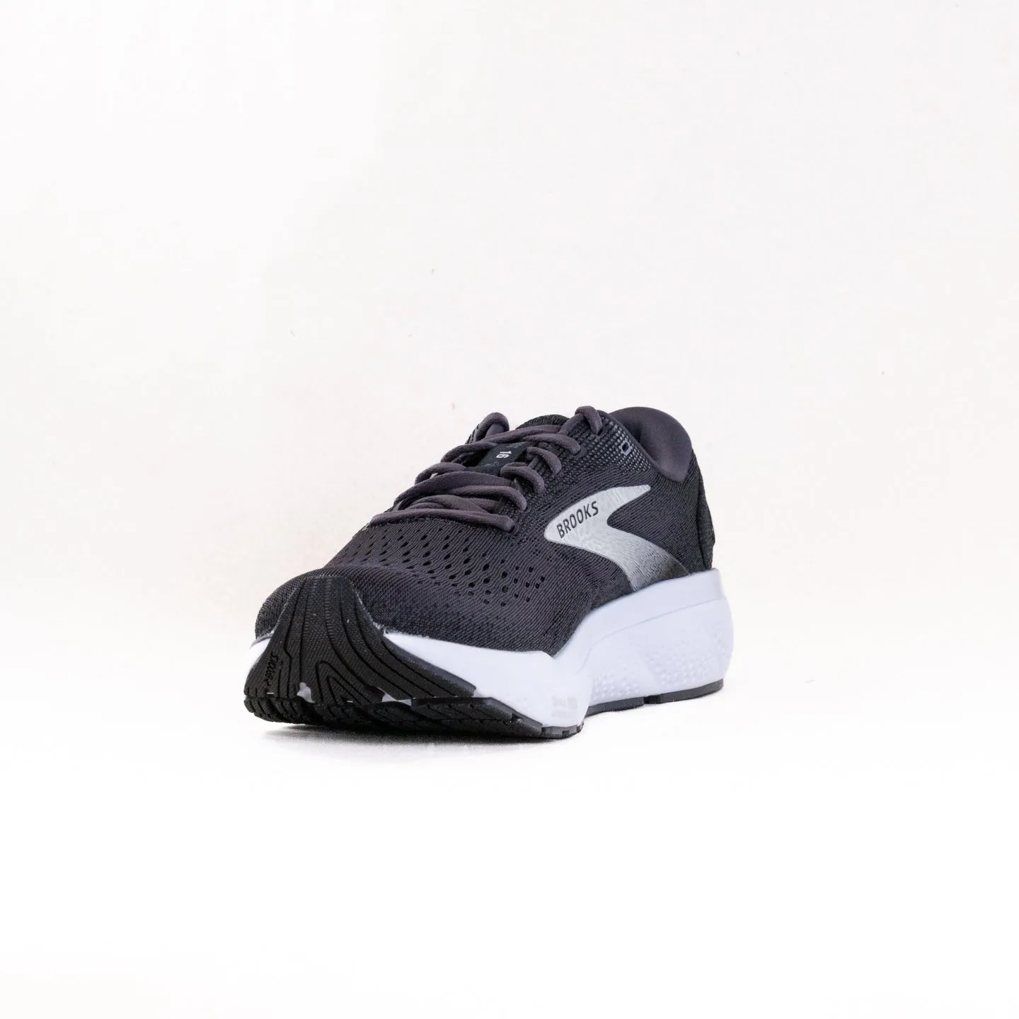 Brooks Ghost 16 (Mens) - Black/Grey/White soft pulse