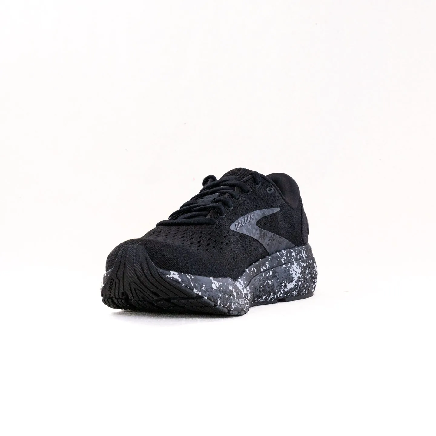 Brooks Ghost 16 (Mens) - Black/Iron/Lava feet ride