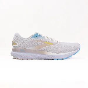 Brooks Ghost 16 (Mens) - Coconut/Blue/Yellow bounce zone Brooks Ghost 16 (Mens) - Coconut/Blue/Yellow rain ready