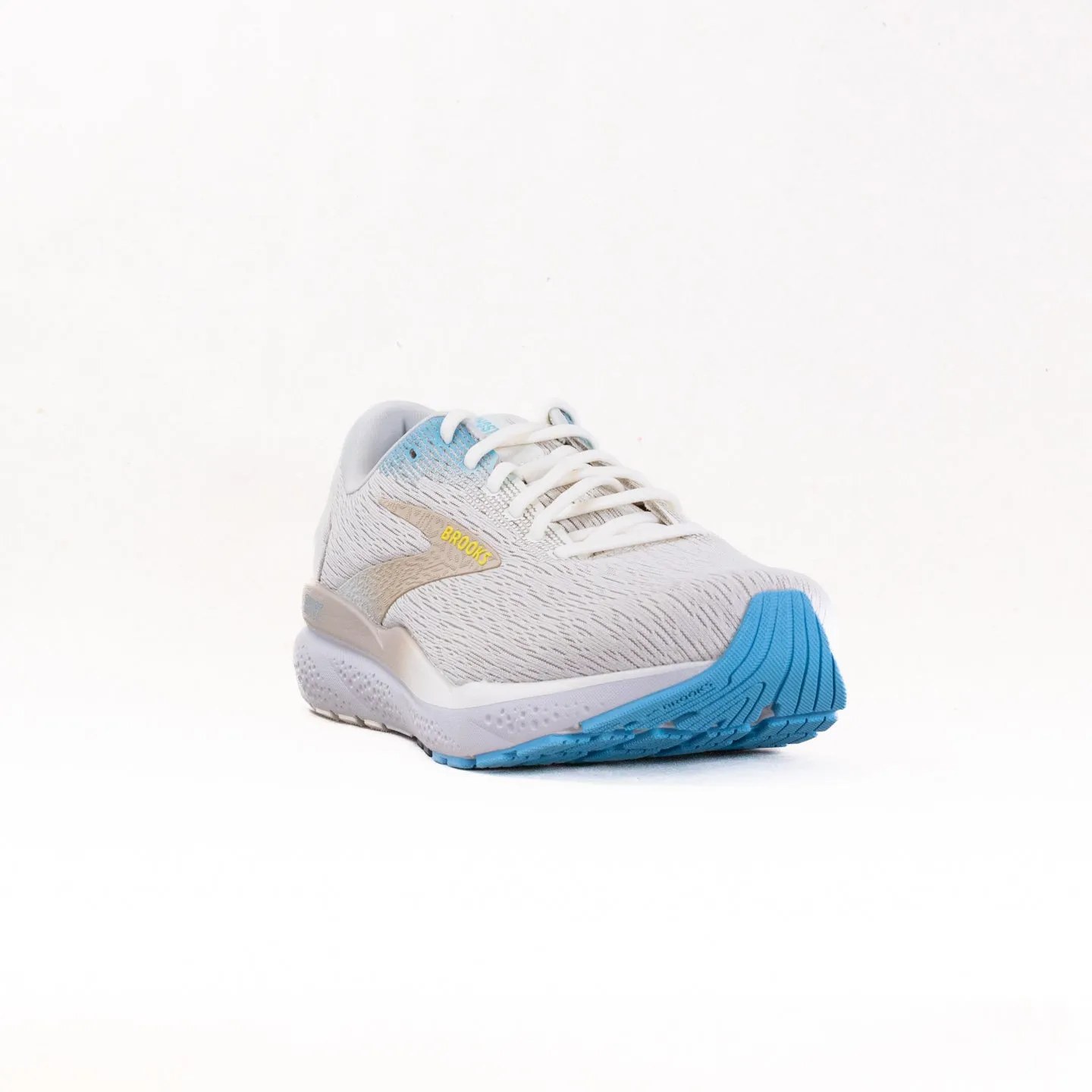 Brooks Ghost 16 (Mens) - Coconut/Blue/Yellow step control
