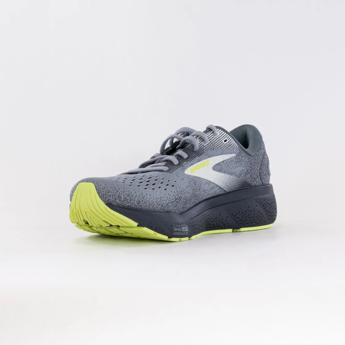 Brooks Ghost 16 (Mens) - Primer/Grey/Lime run harmony
