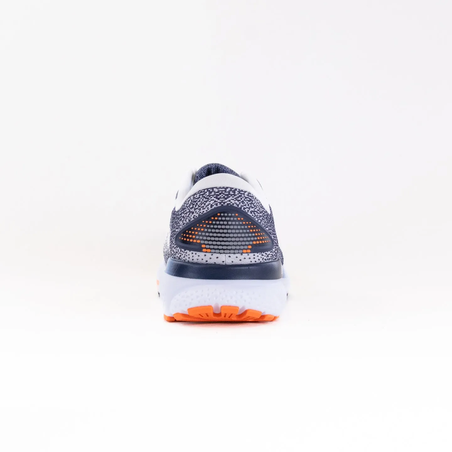 Brooks Ghost 16 (Mens) - White/Peacoat/Orange training flow