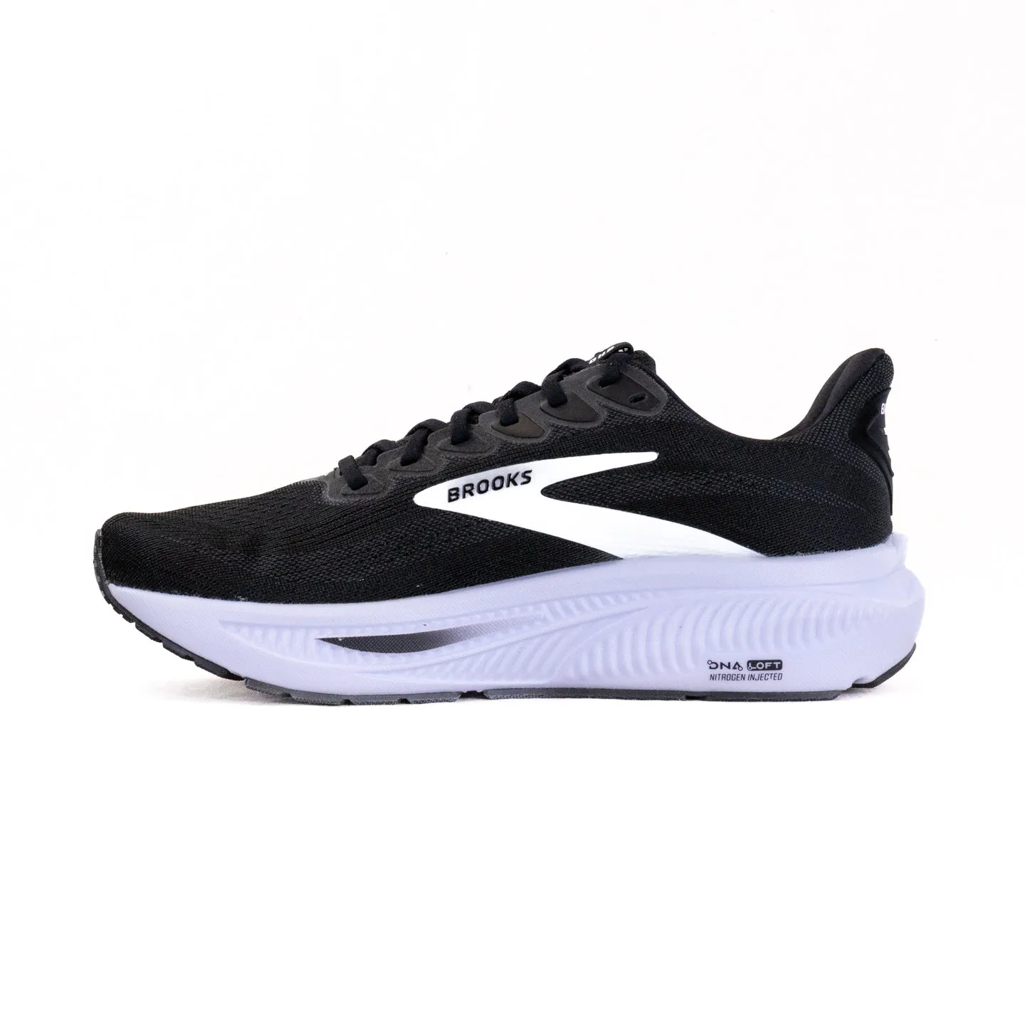 Brooks Ghost 17 (Mens) - Black/Grey/White zone motion