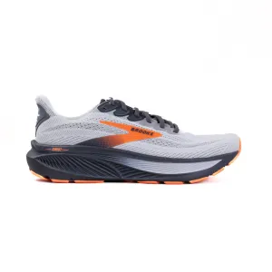 Brooks Ghost 17 (Mens) - Oyster Mushroom/Orange/Ebony dual sole Brooks Ghost 17 (Mens) - Oyster Mushroom/Orange/Ebony rain ready