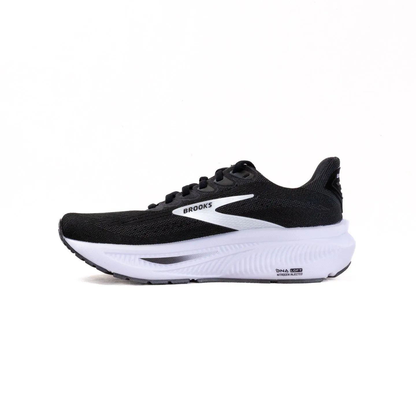Brooks Ghost 17 (Womens) - Black/Grey/White outdoor flex