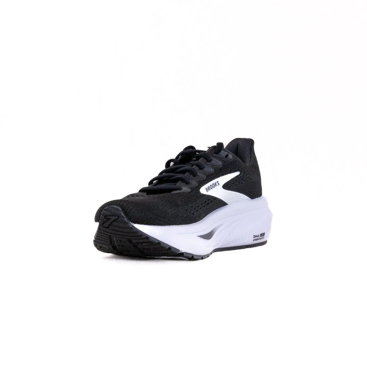 Brooks Ghost 17 (Womens) - Black/Grey/White flex vibe